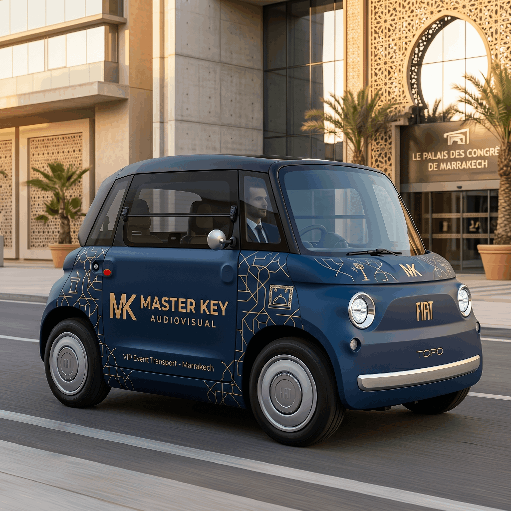 Fiat Topolino Attijariwafa Bank Publicitaire